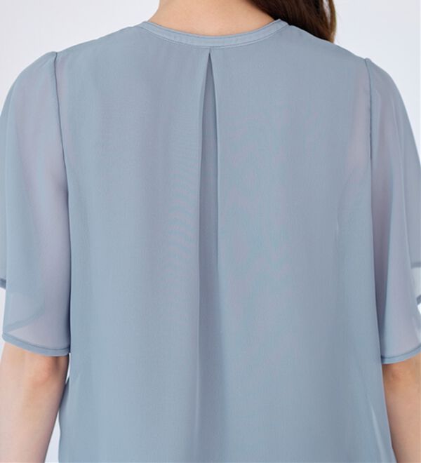 alotta（アロッタ）の「ピンタックパールボタンデザインブラウス（ブラウス）」｜詳細画像