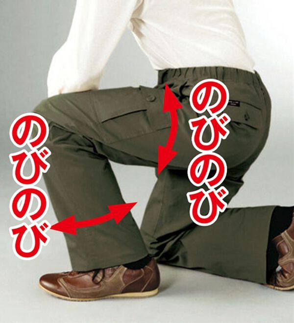 「＜コムルヴァン・オム＞ラクして暖か裏フリースパンツ（メンズフルレングスパンツ）」｜詳細画像