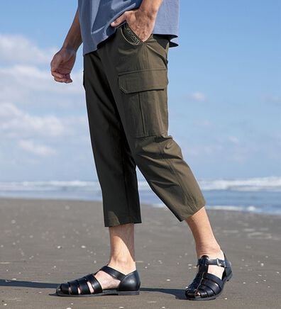 「＜アウトドアプロダクツ＞のびかる７分丈カーゴパンツ（メンズカーゴパンツ）」