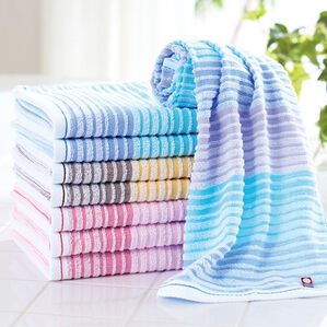 「今治タオルブランドセット「ビビットボーダー」（タオル）」｜1