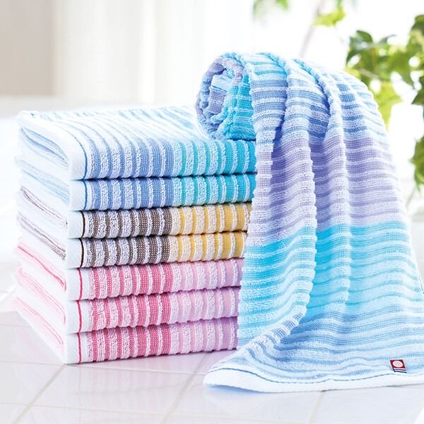 「今治タオルブランドセット「ビビットボーダー」（タオル）」｜1