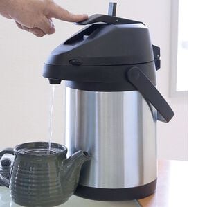 「レバー式ステンレスポット（その他キッチン用品）」｜1