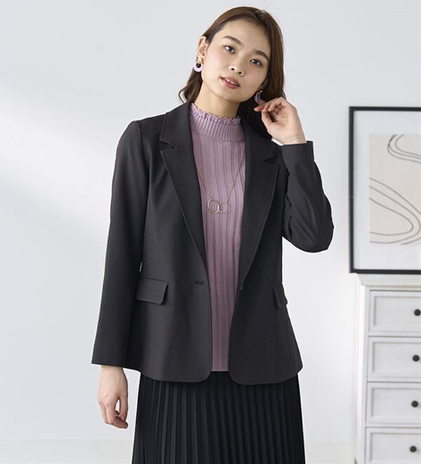 BELLUNA（ベルーナ）の「＜楽スタフィット＞シリーズ（ジャケット・パンツ・ベスト）（フルレングスパンツ）」｜詳細画像