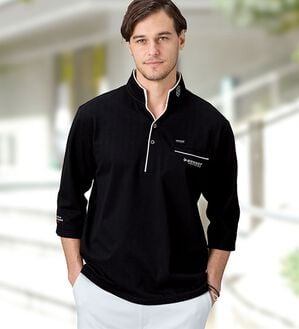 「【３色組】＜ダンロップ・リファインド＞二重衿エレガントシャツ（メンズカットソー）」｜詳細画像