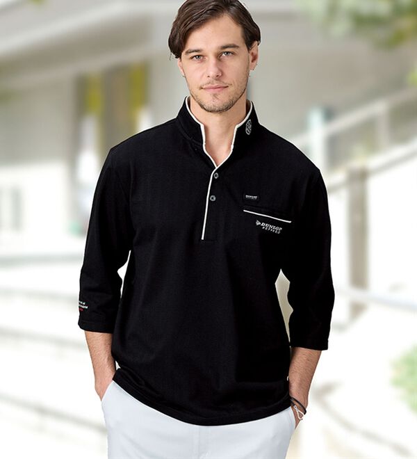 「【３色組】＜ダンロップ・リファインド＞二重衿エレガントシャツ（メンズカットソー）」｜詳細画像