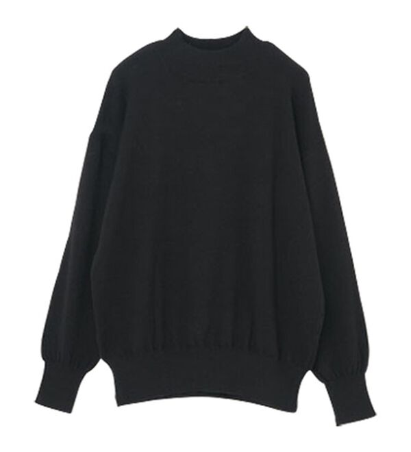 RANAN（ラナン）の「もちもちベーシックニット（Vネック・ハイネック）（ニット・セーター）」｜詳細画像