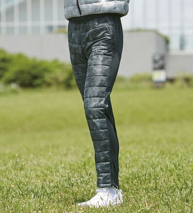 「＜ヘッド＞スポーティデザイン中わたパンツ（メンズフルレングスパンツ）」