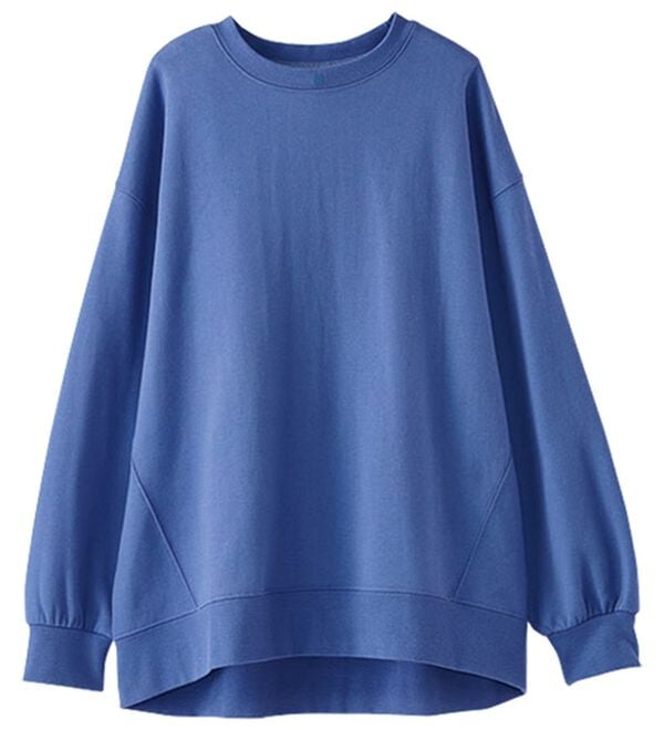 BELLUNA（ベルーナ）の「軽やか綿混！大人サマ見えスウェット（カットソー）」｜詳細画像