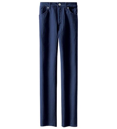 BELLUNA（ベルーナ）の「静電防止！蓄熱綿サテンストレッチカラーパンツ（フルレングスパンツ）」