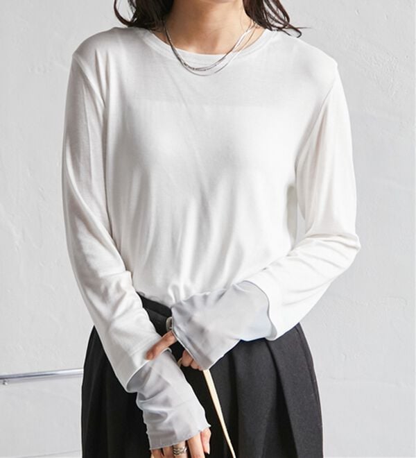 RANAN（ラナン）の「レイヤードスリーブロンＴＥＥ（カットソー）」｜詳細画像