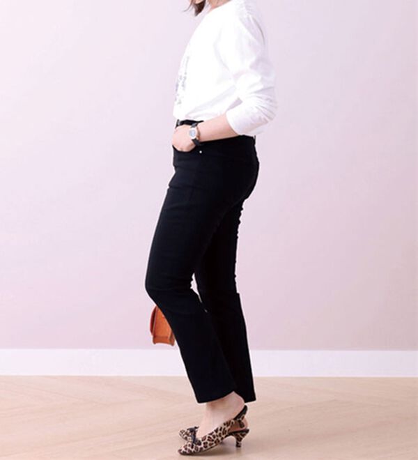 BELLUNA（ベルーナ）の「抗菌防臭！裏起毛美スマートパンツ（フルレングスパンツ）」｜詳細画像