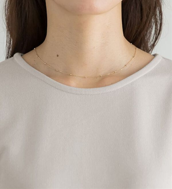 Pierrot（ピエロ）の「ライトスウェットタックデザインプルオーバー（カットソー）」｜詳細画像