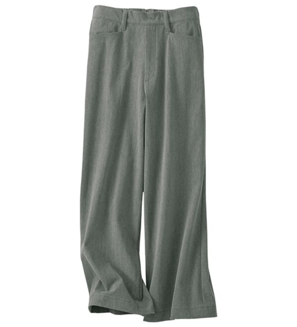 BELLUNA（ベルーナ）の「《ＨｕｇＲｅａｍコットン》ワイドパンツ（フルレングスパンツ）」｜詳細画像