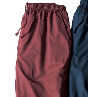 「＜シンプル＆プラス＞裏シャギーアクティブパンツ（メンズフルレングスパンツ）」｜ワイン