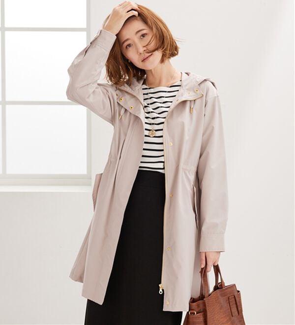 BELLUNA（ベルーナ）の「【新色追加】防風＆はっ水加工マウンテンパーカー（ハーフコート）」｜詳細画像