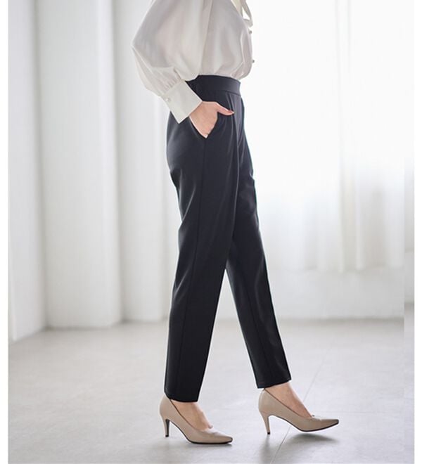 GeeRA（ジーラ）の「【２点セット】ニットツイードジレベストセットアップスーツ（パンツスーツ）」｜詳細画像