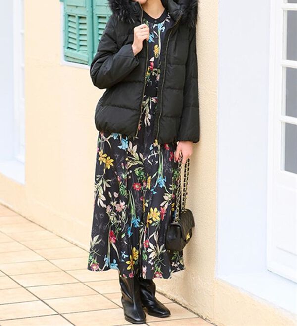 RANAN（ラナン）の「リアルファー付ダウンショートコート（ショートコート）」｜詳細画像