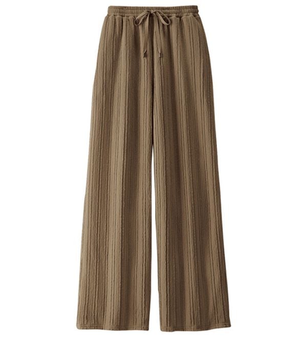 ルフラン（ルフラン）の「【３本組】洗練された佇まい。ジャカードパンツ（フルレングスパンツ）」｜詳細画像