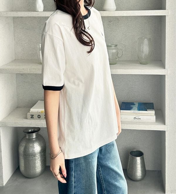 GeeRA（ジーラ）の「【ＵＳ．ＰＯＬＯ．ＡＳＳＮ】接触冷感リンガーＴシャツ（Tシャツ）」｜詳細画像