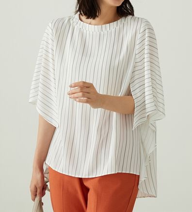 BELLUNA（ベルーナ）の「ＵＶ対策！涼やかケープ風ブラウス（ブラウス）」