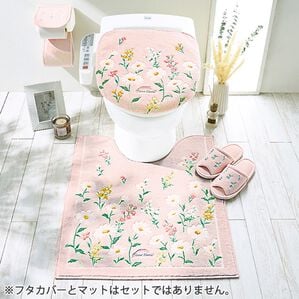 「フルールブラン　トイレタリーシリーズ（トイレマット）」｜ピンク