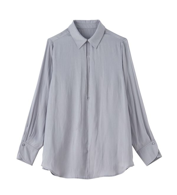 RANAN（ラナン）の「2WAYサテンスキッパーシャツ（シャツ）」｜詳細画像