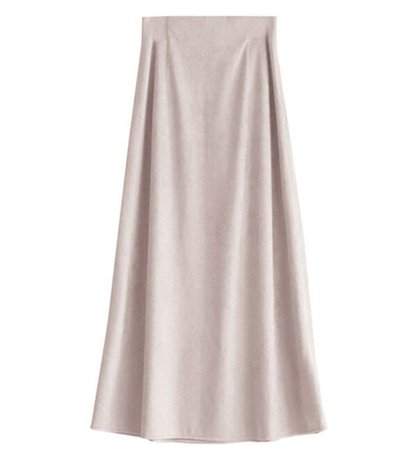 Pierrot（ピエロ）の「【Pierrot限定サイズ】フェイクスエードナロースカート（ロングスカート）」｜詳細画像