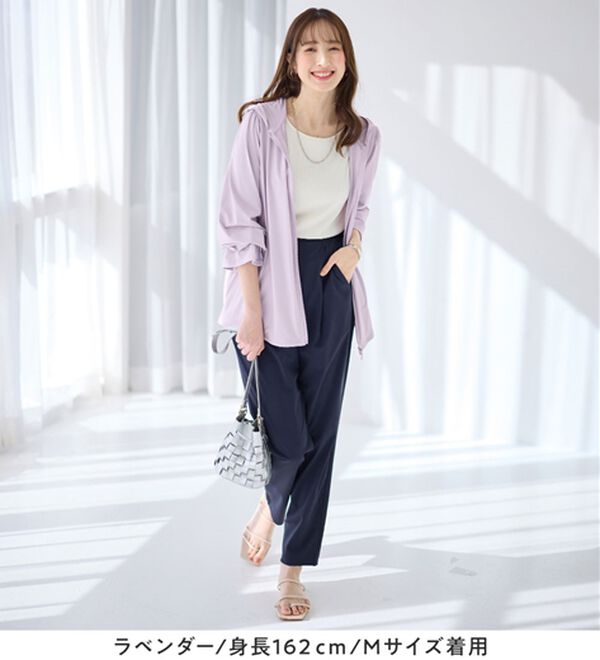 alotta（アロッタ）の「＜水陸両用＞紫外線カット！爽快ジップパーカー（パーカー）」｜詳細画像