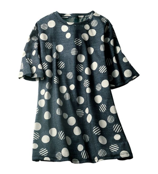 ルフラン（ルフラン）の「さらり快適！プリントゆるＴシャツ（Tシャツ）」｜詳細画像