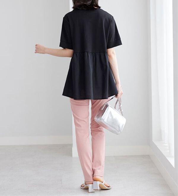 BELLUNA（ベルーナ）の「ギャザー切替デザイン細見えチュニック（チュニック）」｜詳細画像