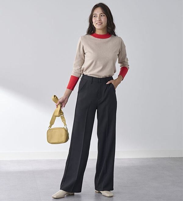 BELLUNA（ベルーナ）の「桜エキスワイドパンツ（ワイドパンツ・ガウチョ）」｜詳細画像