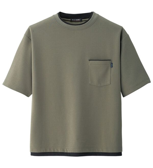 「着回し易さが魅力の楽するクリーンＴシャツ（メンズＴシャツ）」｜セージ