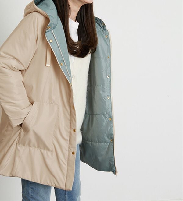 BELLUNA（ベルーナ）の「【Ａｉｒｙ＆Ｗａｒｍ】エアリーライトウォームコート（ハーフコート）」｜詳細画像