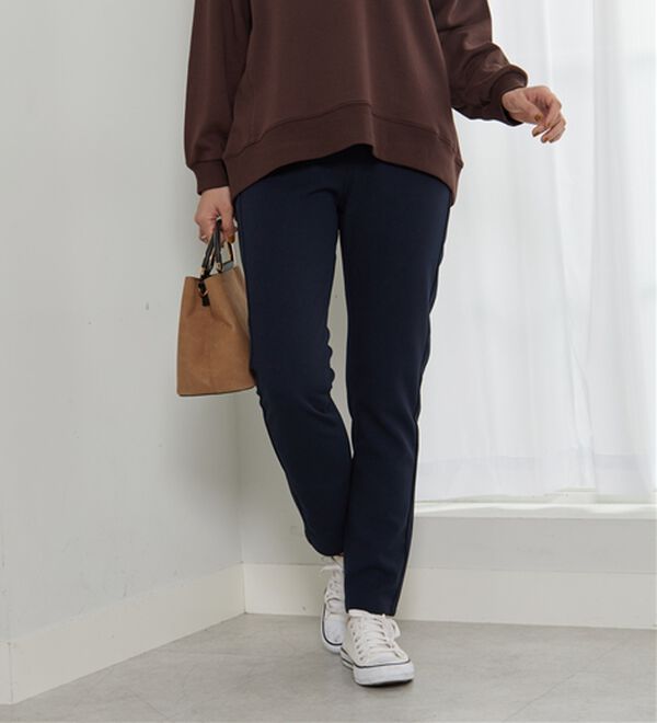 BELLUNA（ベルーナ）の「【選べる2丈】きれい見えボンディングスリムパンツ（フルレングスパンツ）」｜詳細画像