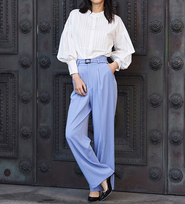 RANAN（ラナン）の「タック使いボリューム袖ブラウス（ブラウス）」｜詳細画像