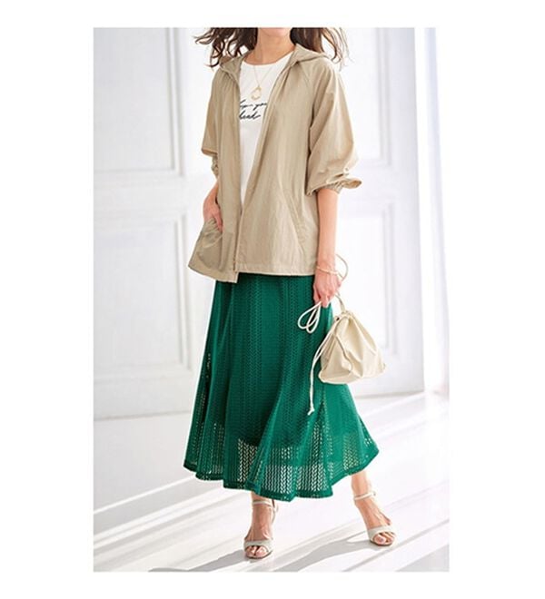 BELLUNA（ベルーナ）の「はっ水加工！軽量パーカー（ブルゾン）」｜詳細画像