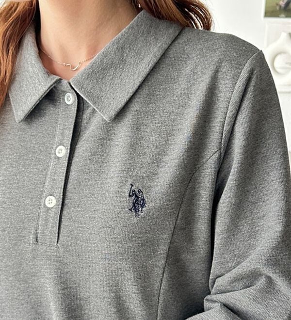 GeeRA（ジーラ）の「【U.S. POLO ASSN.】ポロ衿カットソーワンピース（その他ワンピース）」｜詳細画像