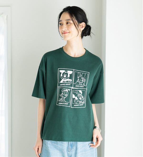 「＜Ｄｉｓｎｅｙ＞綿混素材ゆるっとＴシャツ（カットソー）」｜詳細画像