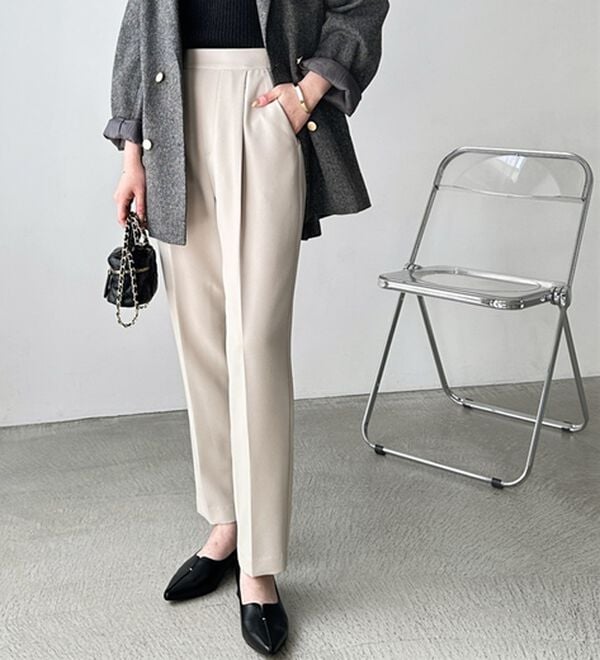 GeeRA（ジーラ）の「美脚きれい魅せ！テーパードパンツ（フルレングスパンツ）」｜詳細画像