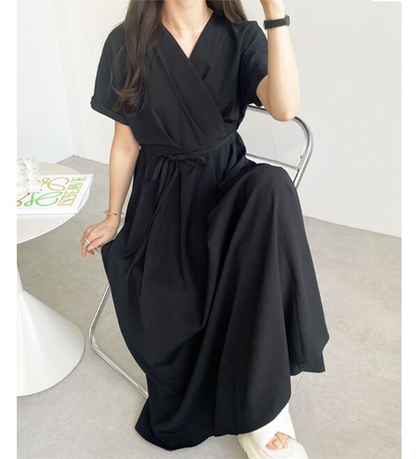 GeeRA（ジーラ）の「カシュクールフレアーワンピース（その他ワンピース）」｜詳細画像