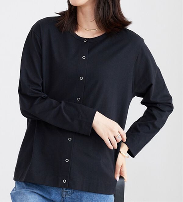 BELLUNA（ベルーナ）の「【接触冷感】ヒンヤリＵＶ対策クルーネックカーディガン（その他カーディガン）」｜詳細画像