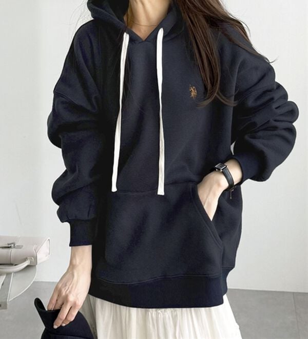 GeeRA（ジーラ）の「【U.S. POLO ASSN.】フード刺繍裏起毛パーカー（パーカー）」｜詳細画像