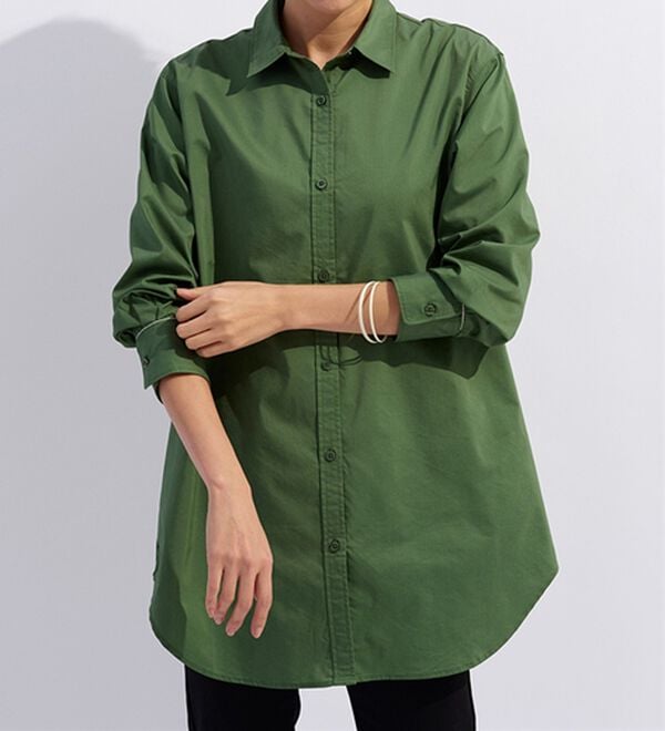 BELLUNA（ベルーナ）の「＜ＳＯＬＯＴＥＸ（Ｒ）＞ストレッチビッグシャツ（シャツ）」｜詳細画像