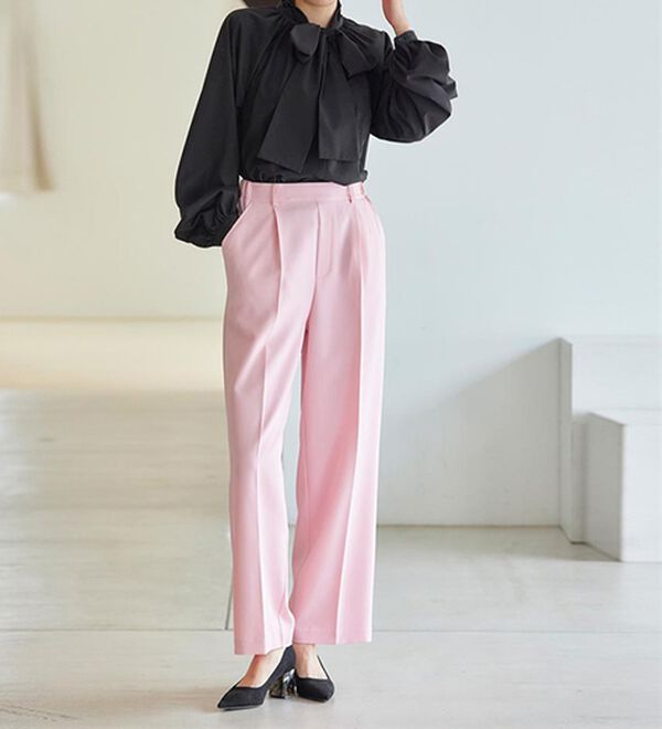 RANAN（ラナン）の「ボリュームボウタイブラウス（ブラウス）」｜詳細画像