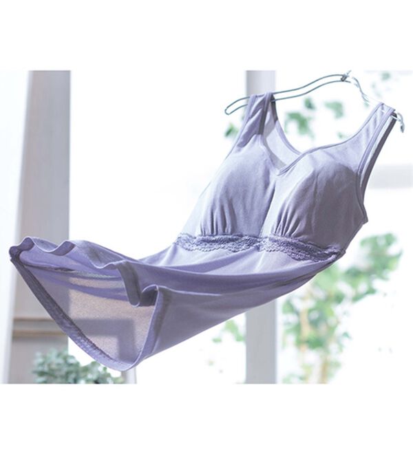 「【３色組】さらさらメッシュの快適カップ付インナー（肌着・インナーウェア）」｜詳細画像