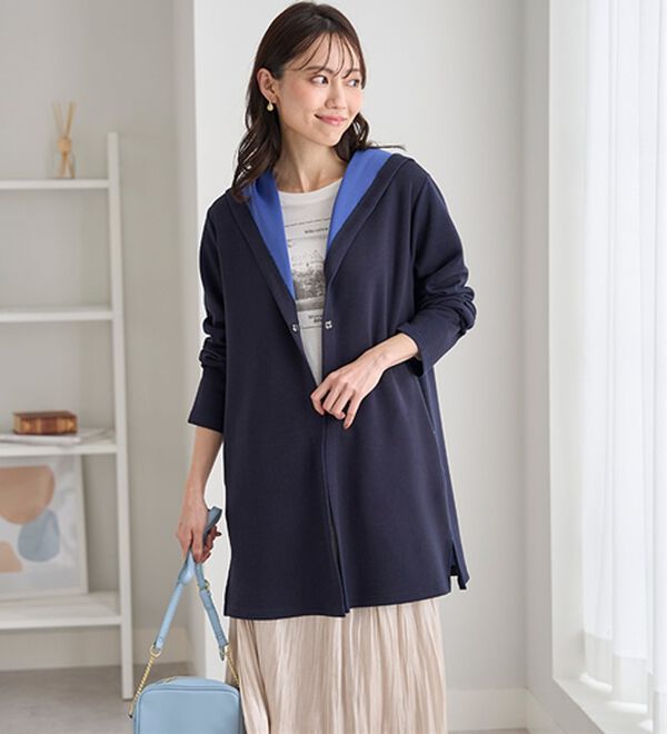 BELLUNA（ベルーナ）の「なめらかテンセル（ＴＭ）繊維混配色コーディガン（その他カーディガン）」｜詳細画像