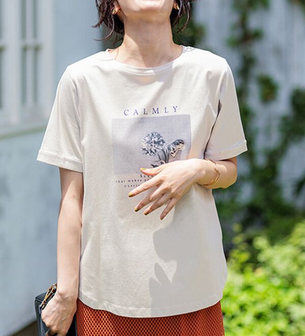 BELLUNA（ベルーナ）の「ヒンヤリ！着映えプリントプルオーバー（カットソー）」｜詳細画像