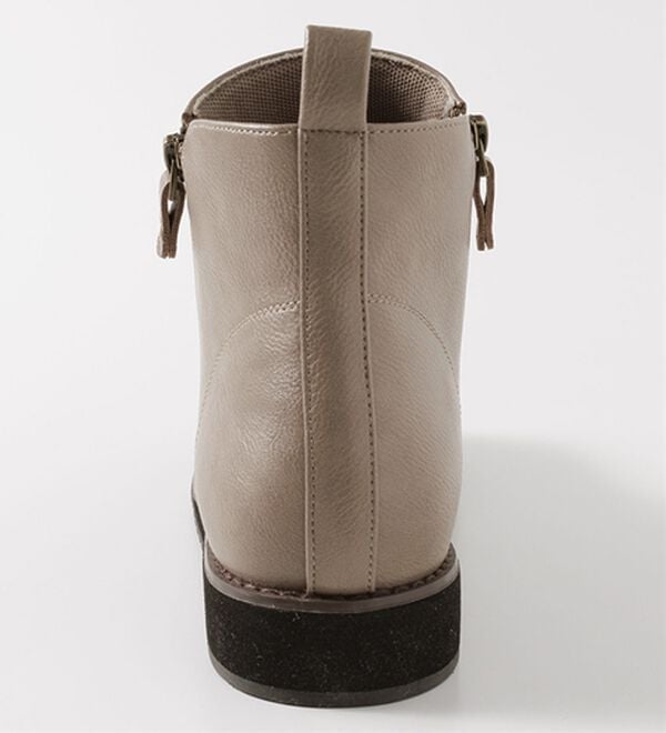 BELLUNA（ベルーナ）の「ゆったり５Ｅダブルファスナーブーツ（ブーツ）」｜詳細画像