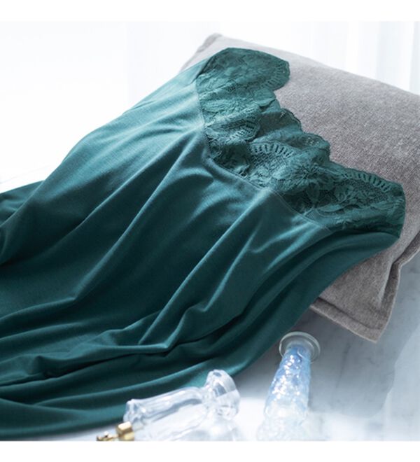 LAVIENNE（ラヴィエンヌ）の「【吸湿発熱】【抗菌防臭】２ＷＡＹレースインナー（肌着・インナーウェア）」｜詳細画像