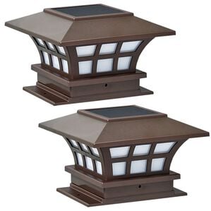 「ＬＥＤソーラー灯篭　２個組（ガーデニング・園芸用品）」｜1